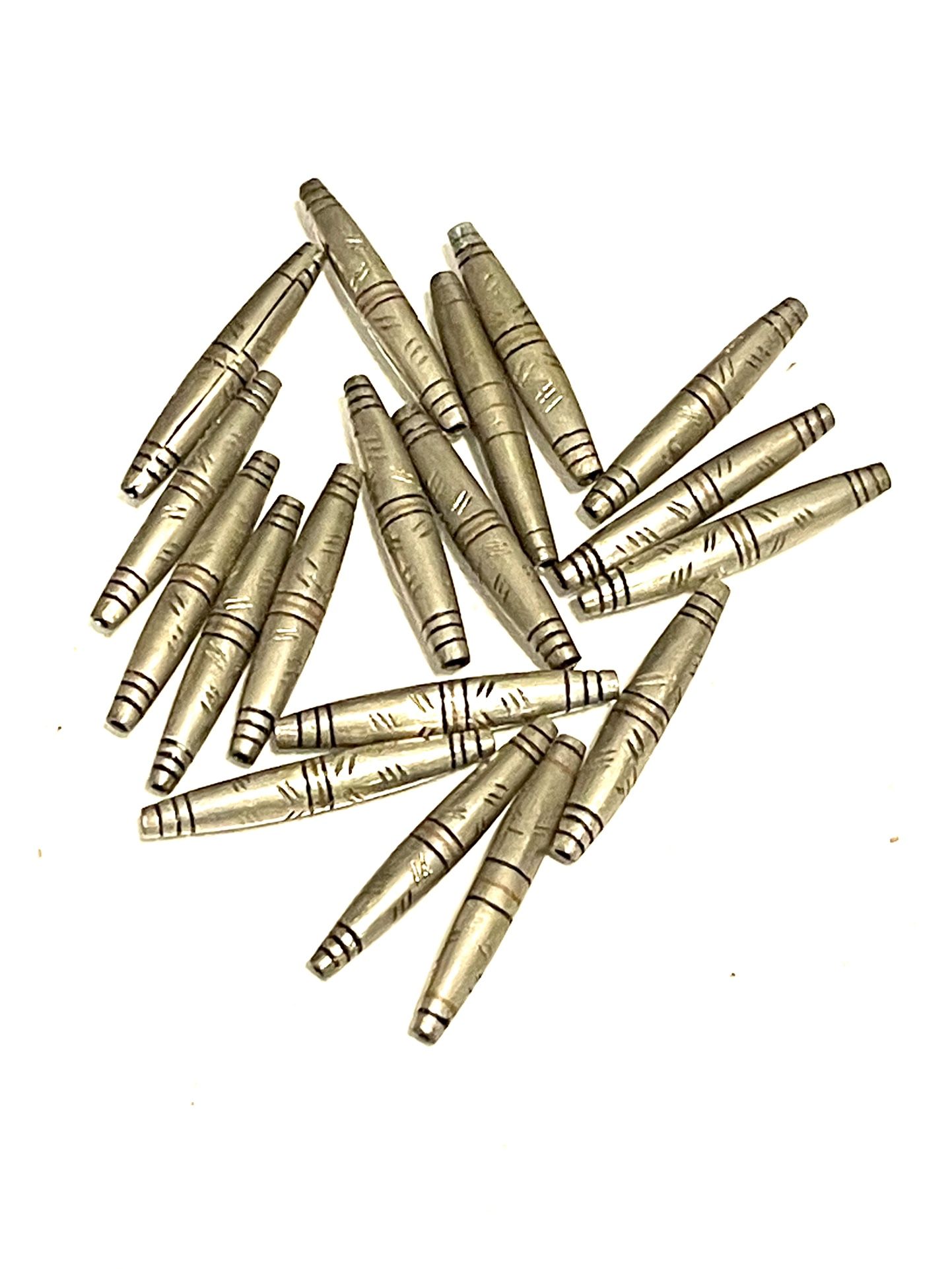 Lot Of 4 Tuareg Hand Wound Beads