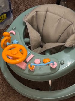 Baby walker foldable with 9 adjustable heights, 7/18 months