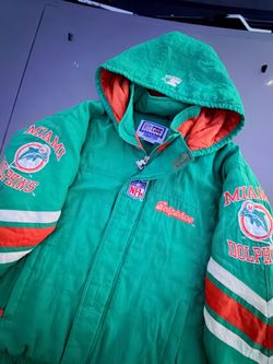 1990 Starter x Miami Dolphins Puffer Windbreaker