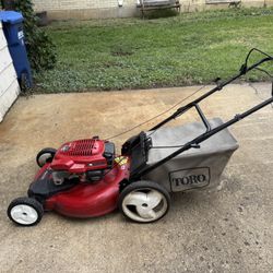 Toro 22 inch self-propelled mower