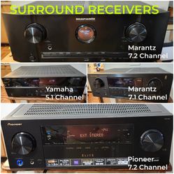 HIGH END SURROUND RECEIVERS - Marantz - Pioneer - Yamaha - PRICES IN AD