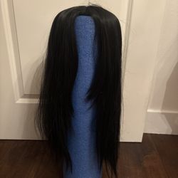 Long Black Wig 