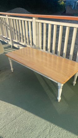 Farmhouse-style coffee table
