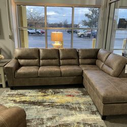 Brand New Sectional With 90” Chaise 
