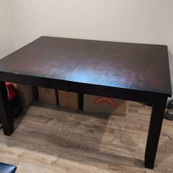 Dining Table With Tuck Under Leaf