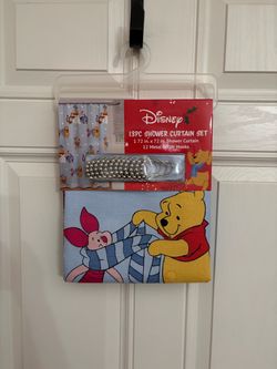 Winnie the Pooh Christmas Shower Curtain