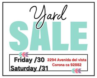 Yard Sale