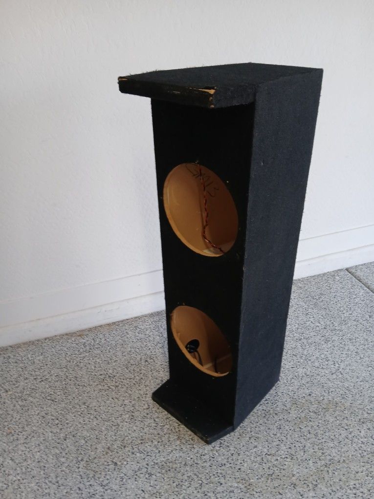2 - 12" Subwoofer Enclosure Downfiring For Truck Or Suv