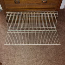 *White Metal Shelves*