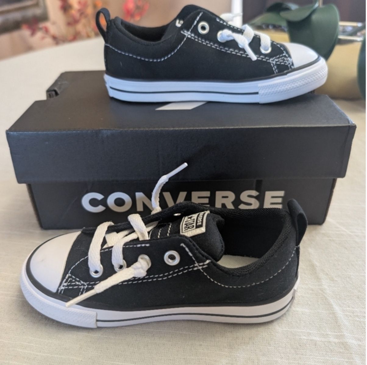 2 Pair Of Boys Size 10C Converse