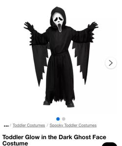 Toddler ghost face costume
