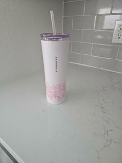 Starbucks Spring 2026 Sakura Cherry Blossom Gradient Pink Cold Cup 20oz NWT