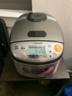 Zojirushi Micom 3 Cup Rice Cooker & Warmer - Stainless Steel And Black