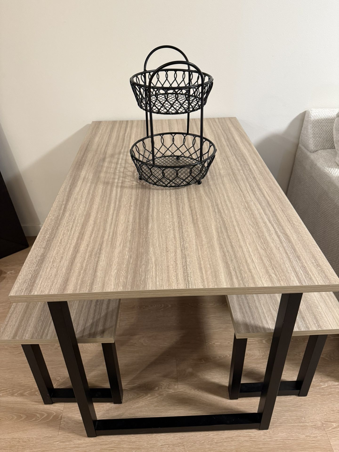 Bench-Style Dining Table