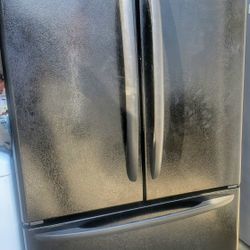 Refrigerator, Kenmore elite with ice maker