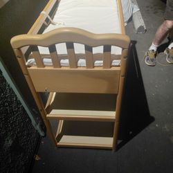 Infant Changing Table Solid Wood..