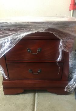 wooden drawers