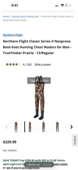 Waders size 13