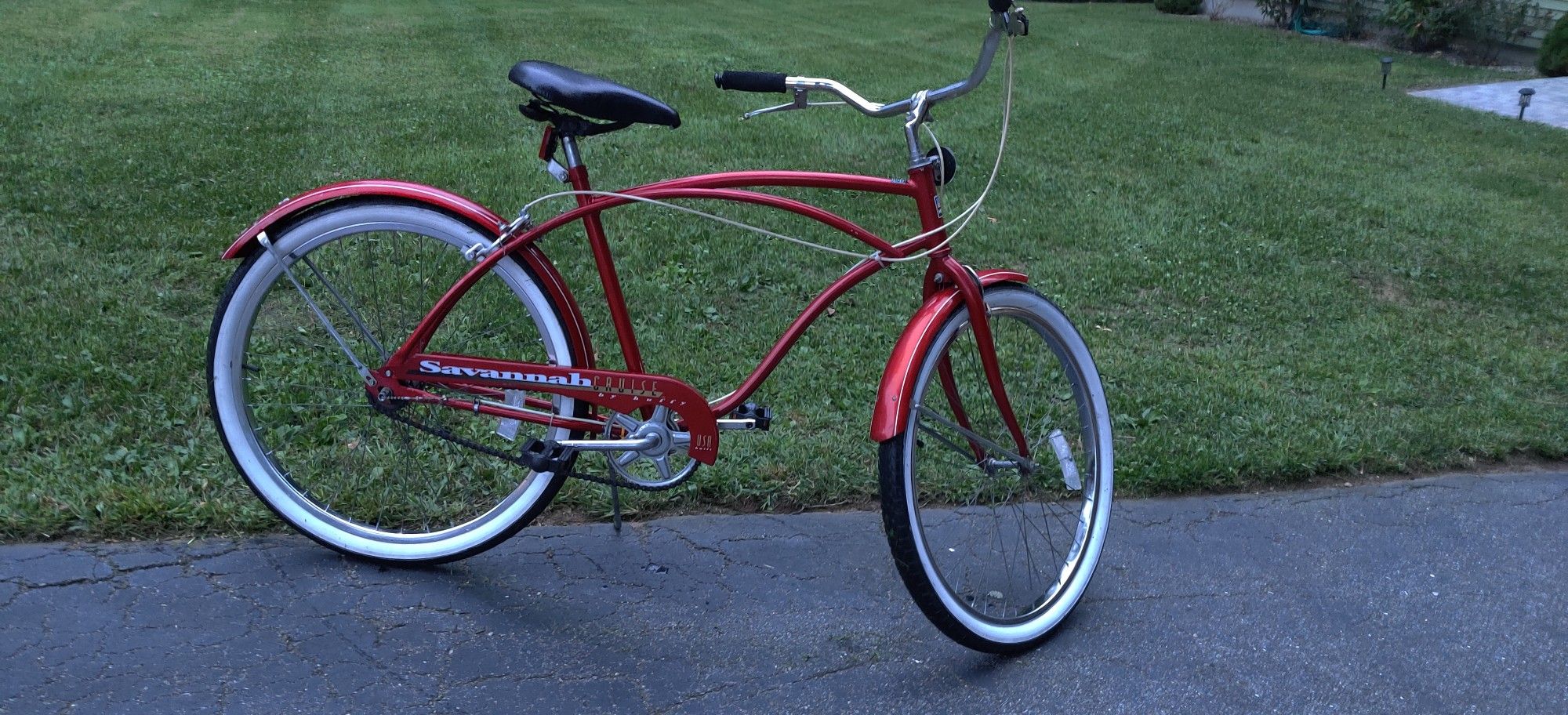 Mens 3 speed 26' beach cruiser free wheel