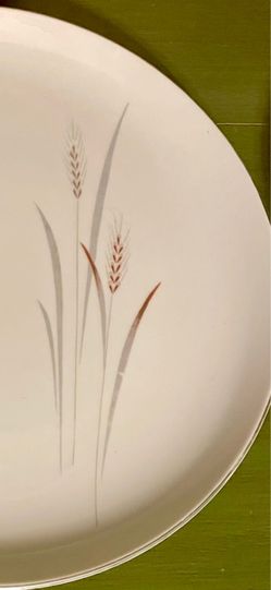 Platinum Wheat pattern from Fine China of Japan Vintage Plates