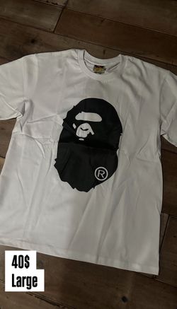 White and black bape shirt