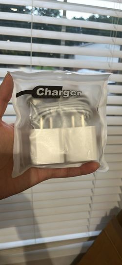 White USB Wall Charger with Cable