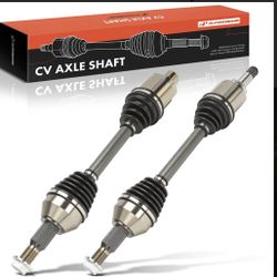 Pair (2) CV Front Axle Shaft Assembly Compatible with Chevrolet Traverse 2009-2017 & GMC Acadia 2007-2017 & Buick Enclave & Saturn Outlook, 2007-2017,