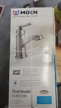 Moen bathroom faucet Boardwalk Collection