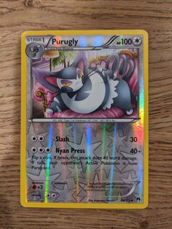 Purugly pokemon card