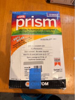NEW Prism Ultimate Performance Cement Grout #546 Cape Gray 17 lb