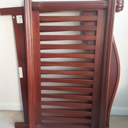 Brown baby Cache Crib Convertible Into A Full Sized Bed (Includes Mattress)