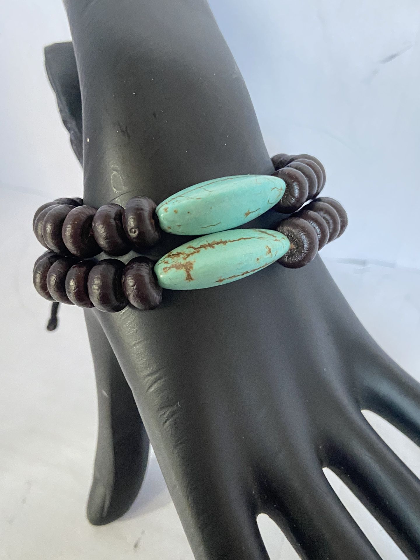 Marquisite and Natural Gemstone Chocolate Brown Moonstone Smooth Rondelle Beads