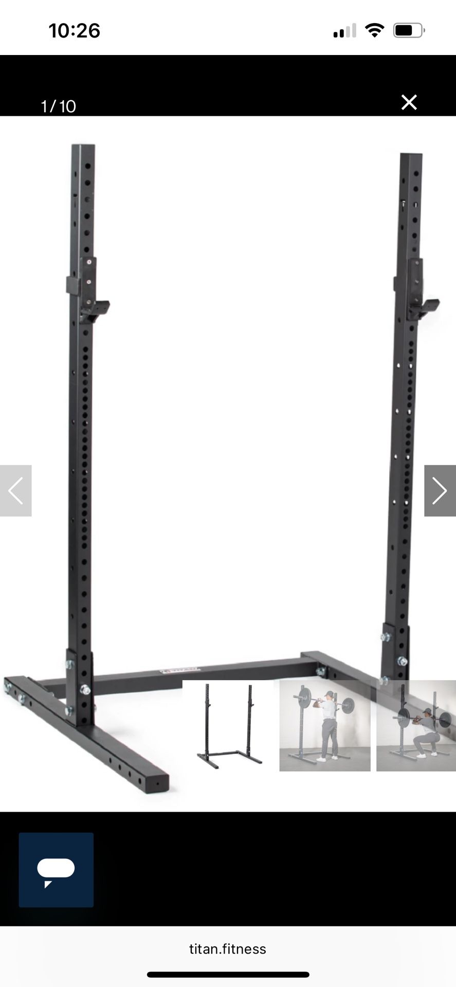 Weights, Rogue Power Rack, Rouge Bar and Rogue Sled