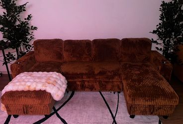 Pull out plush Sofa