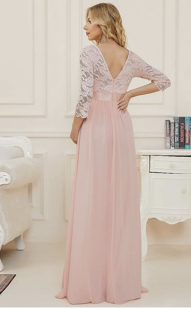 green lace bridesmaid dresses Ever-Pretty Lace Sheer Back and Cross Straps V-Neck Pleated Sleeveless Budget Bridesmaid Dress