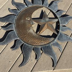 Outdoor Decor Sun Star Moon Patio 