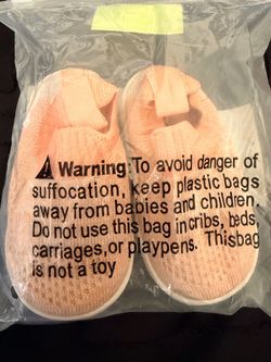 New Toddler Walking Shoes – Peach Pink – Size 120