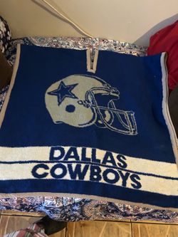 Cowboy poncho blanket hoodie