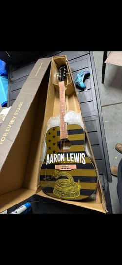 Aaron Lewis signed Epiphone Acoustic Guitar