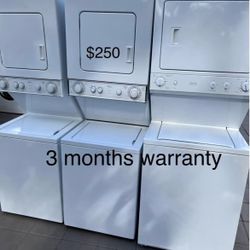 Stackable Washer & Dryer ‼️ 3-Month Warranty ✅ Delivery -Dade & Broward Tested •Clean• Ready to Use