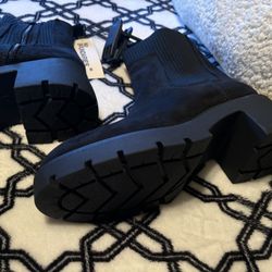 Size 8 Brand New With Tag Suede Small Heel Boots