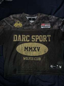 Wolves DARC SPORT X “LIFE MOVES FAST” FOREST CAMO GRIDIRON EMMIT FOOTBALL JERSEY (MEDIUM)