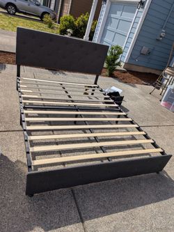 Queen sized bed frame
