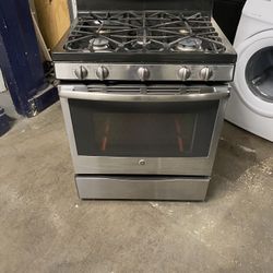 GE Stainless Steel 5 Burners Gas Stove 