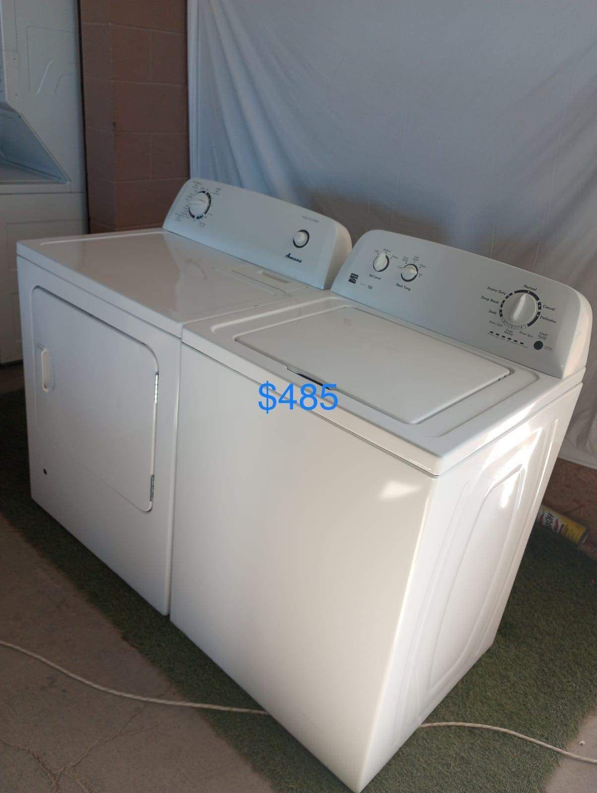 Beautiful Kenmore Washer And Amana Gas Dryer (1 Year Warranty)