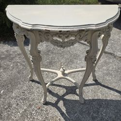 Charming Painted Wood Vintage Table