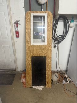 Custom rv doggiie door