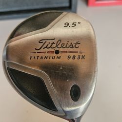 Titleist 983K 9.5° Driver 45” Aldila NV 65-S Shaft Golf Pride Grip