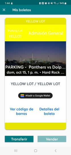 Miami  Dolphins Yellow Parking Week 6