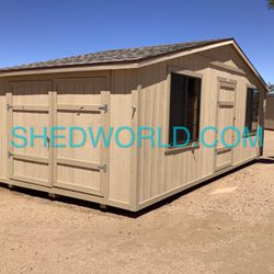 12x24 Peak 7 Shed $9,887 Plus Delivery